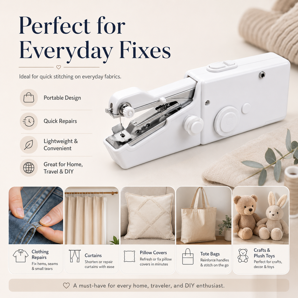 Cordless Handheld Sewing Machine