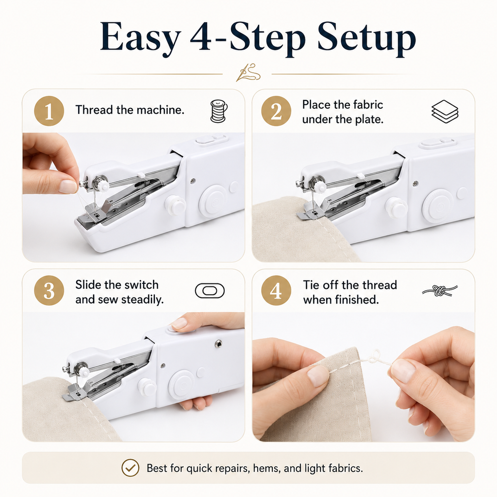 Cordless Handheld Sewing Machine